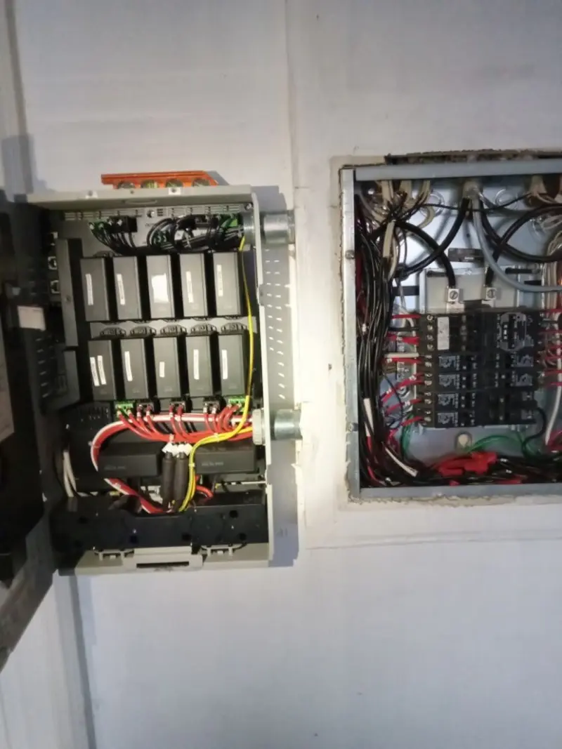 Electrical panel upgrade completed for Indoor Lighting Installation in Ellicott City